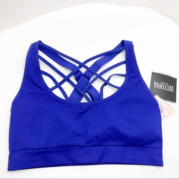 🆕 {Victorias Secret} Strappy Sports Bra - Picture 1 of 14